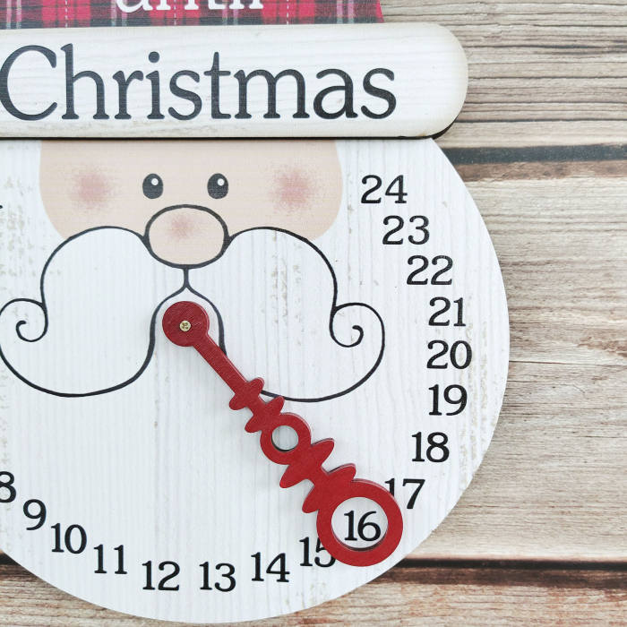 Christmas Santa & Snowman Design Random Calendar