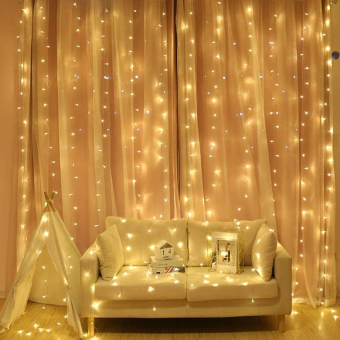 🎄Early Christmas Sale-49%🔥 Magical Outdoor Curtain Lights (3x3m)