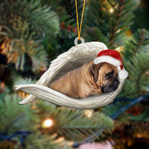 Boerboel Sleeping Angel Christmas Ornament
