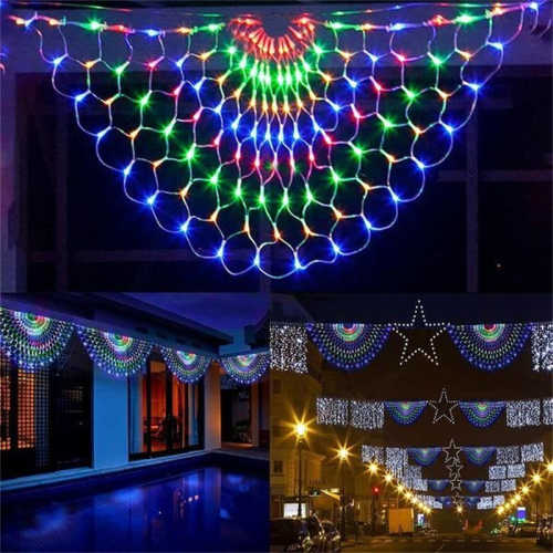 Peacock Mesh Decoration Outdoor Lights