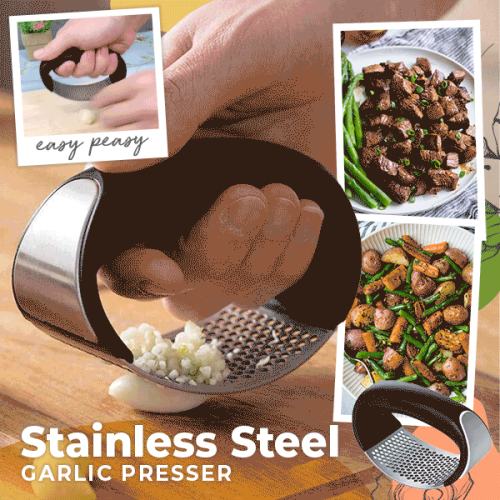 Stainless Steel Garlic Presser
