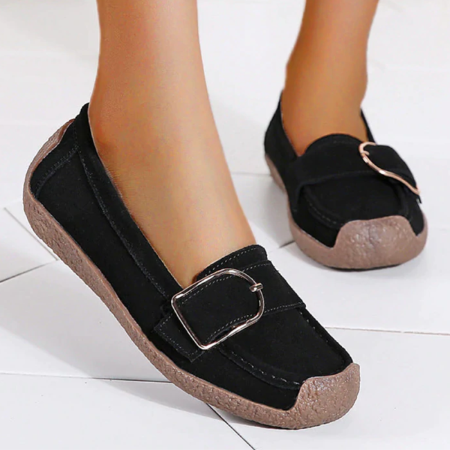 Owlkay Fashion Flats Genuine Leather Loafers