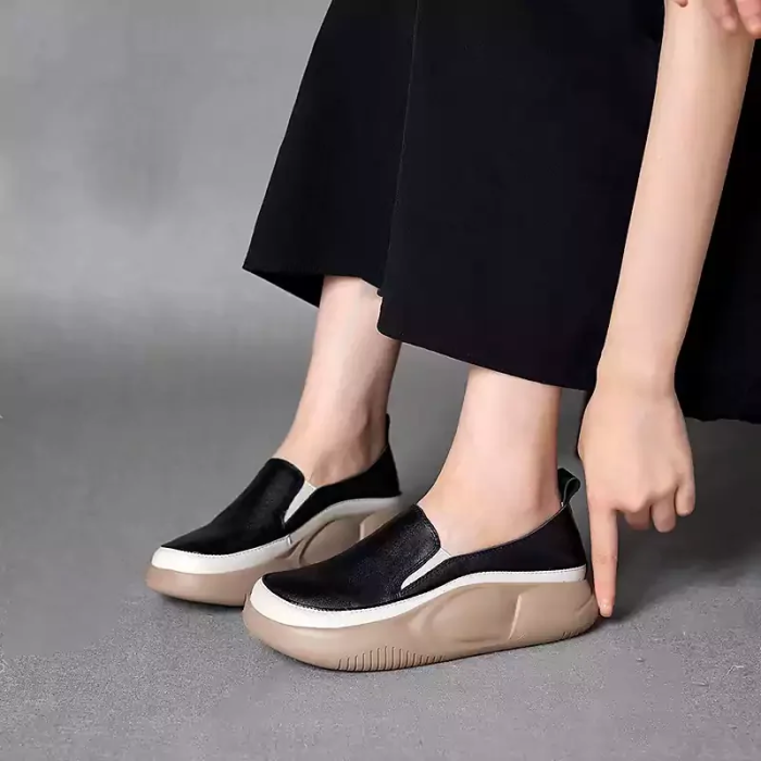 【🔥Last Day 49% Off 】🔥Hot Sale Thick Sole Low-cut Leather Shoes