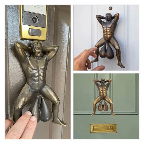 🤣Novelty Door Knocking-Funny Prank Gift Door Hardware