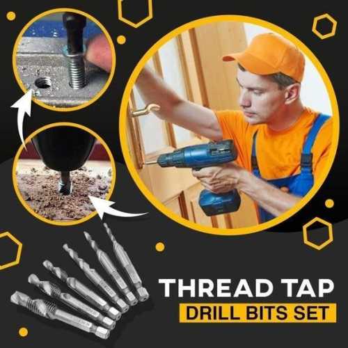 (💥Hot Sale 49% OFF)Thread Tap Drill Bits Set - BUY MORE SAVE MORE