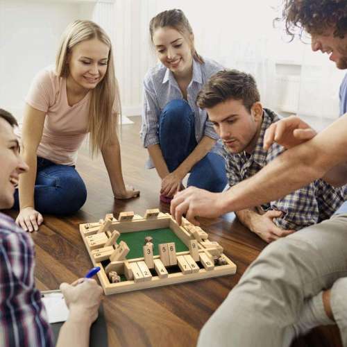 👻Easy and fun family game 👨‍👩‍👧‍👦 👉💖Wooden Board Game