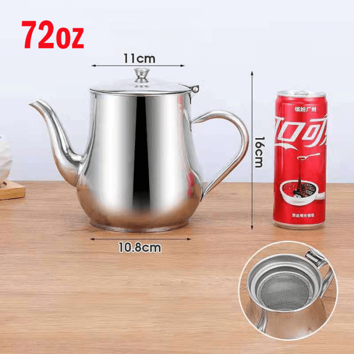 Last Day Special Sale-- 304 Stainless Steel Oil Filter Pot