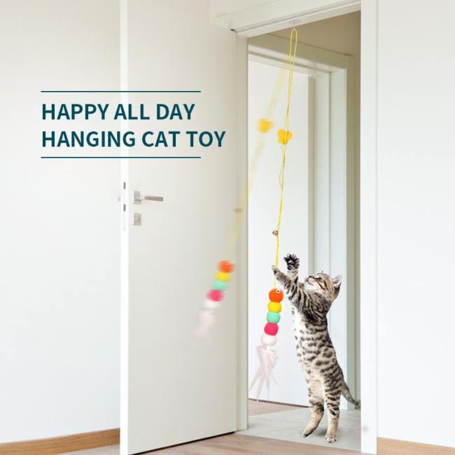 ⚡⚡Last Day Promotion 48% OFF - Hanging Bouncing Cats Toy🔥🔥BUY 4 GET 5 FREE