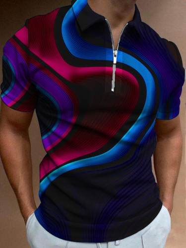 Men's Colorful Art Fashion Polo Shirt