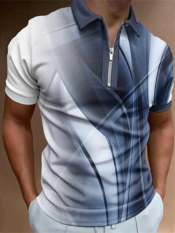Men's Casual Loose Polo Shirt