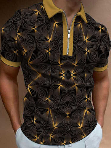 Men's Art Pattern Polo Shirt