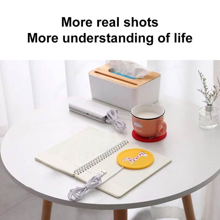Silicone Tea Coffee Cup Warmer USB Heating Cup Pad Milk Mug Heater Thermal Insulation Tablemat Winter Home Office Mugs Coaster