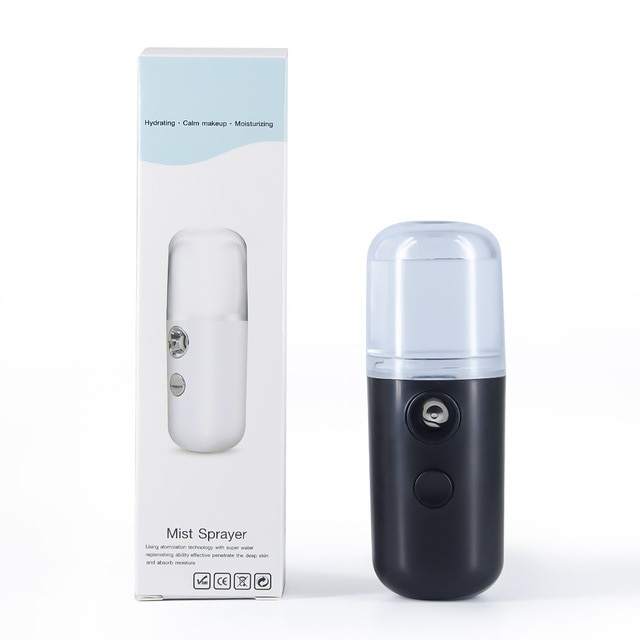 1PC Air Humidifier Black USB Interface 30Ml Spray Water Replenishing Instrument