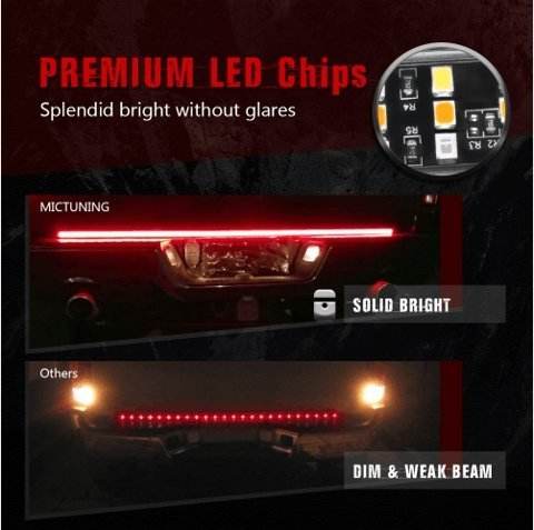 🔥LED tailgate lights, turn signals and driving and reversing lights🔥