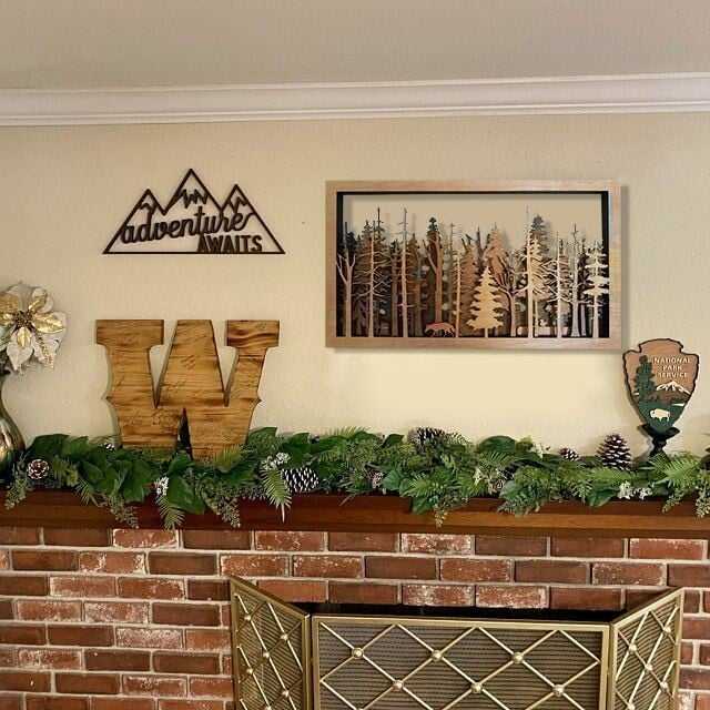 [Last Day 60%OFF] -The Wide Woods - 7 Layer Wall Art Decorative wall hanging