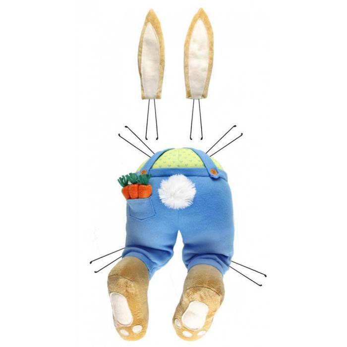 🐰Plush Bunny Wreath Accent --Bunny Butt, Wreath Enhancement
