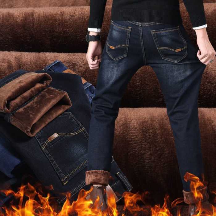 🔥Hot Sale🔥Male Loose Stretchy Denim Straight Pants
