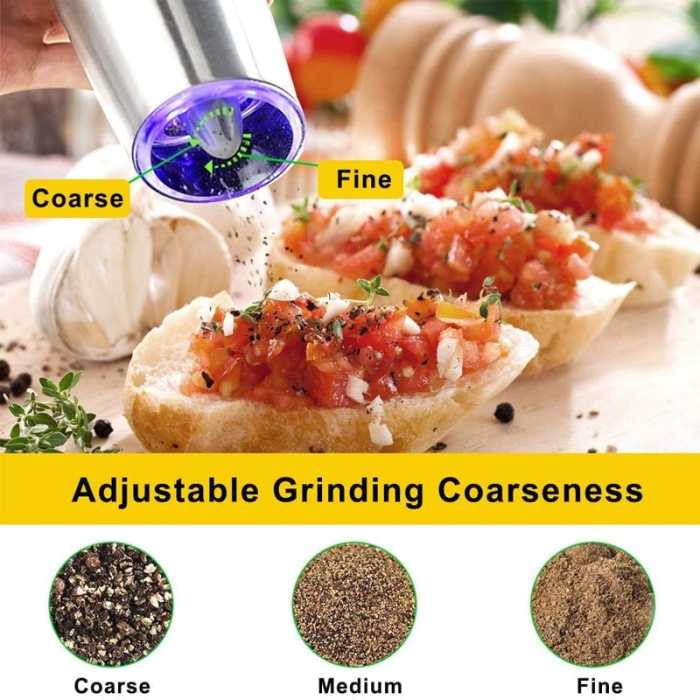 🌲Christmas Sale 49% OFF - Automatic Electric Gravity Induction Salt & Pepper Grinder - BUY 2 GET FREE SHIPPING