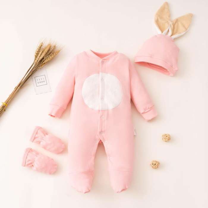 Personalized Bunny Outfit For Baby - 🐰Embroidery Name