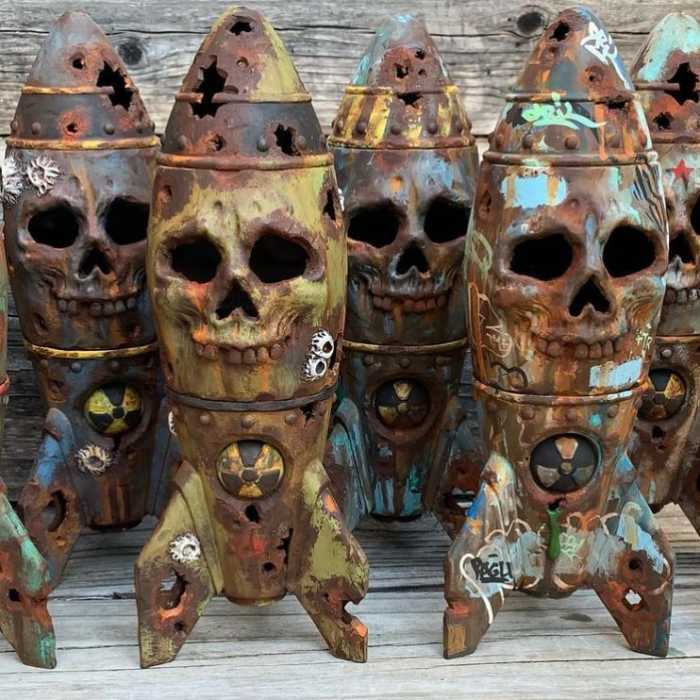 🔥LAST DAY PROMOTION 49% OFF🔥The Skull Bomb - Small Nuclear Warhead Decor☠️