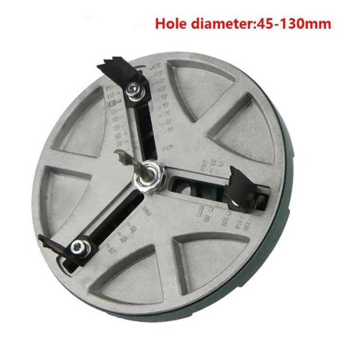 Adjustable Hole Saw Diameter 45mm-130mm Woodworking Cutting Tools Hole Opener