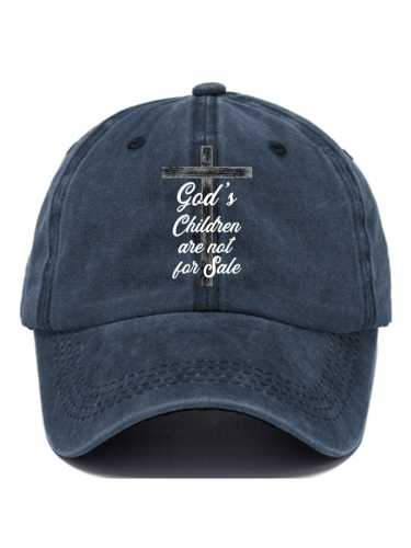 God's Children Are Not For Sale Print Casual Baseball Cap