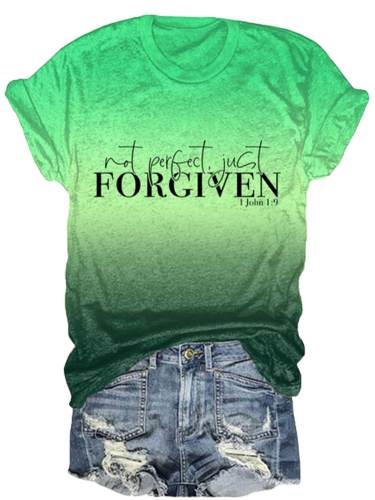 🔥BUY 3 GET 10% OFF🔥Women's Not Perfect Just Forgiven Casual T-Shirt