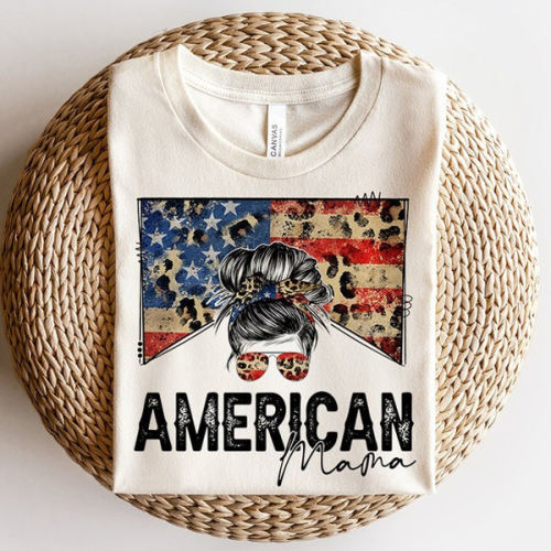 Leopard Flag Mama Sweatshirt