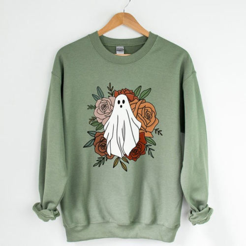 Floral Ghost Sweatshirt