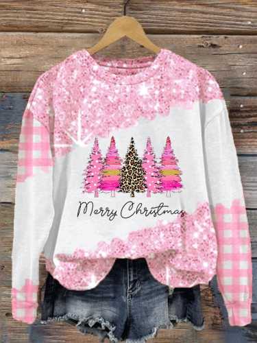 Women's Merry Christmas Print Casual Sweatshirt