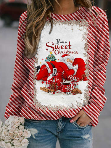 Have A Sweet Christmas Long Sleeve Casual Top