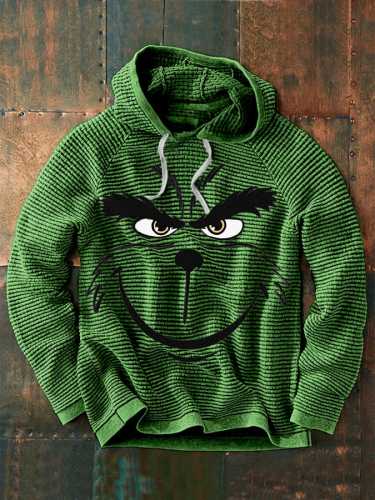 Men's Christmas Grinch Print Sweatshirt
