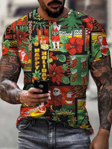 Men's Merry Christmas Hawaii T-Shirt