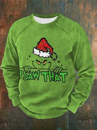 Men'S Christmas Print Casual Sweatshirt