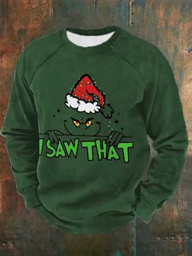 Men'S Christmas Print Casual Sweatshirt