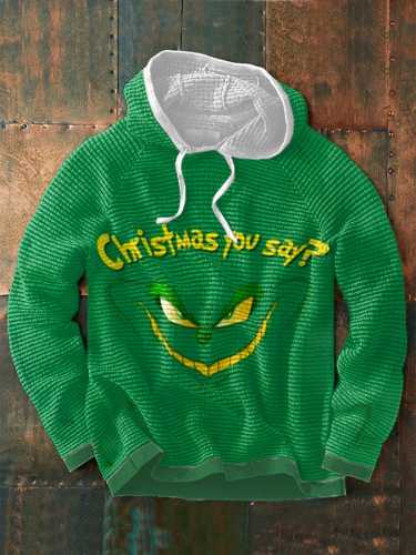 Men's Christmas Grinch Print Sweatshirt