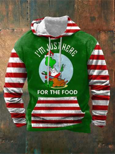 Men'S Christmas Grinch Casual Hooded Sweatshirt