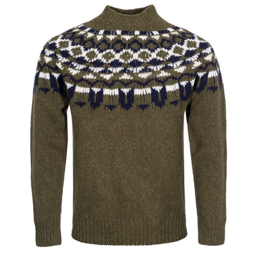 Vintage Jacquard Iceland Crew Neck Sweater