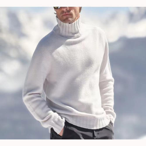 ?Christmas Sale - 49% OFF?Men's Solid Cashmere Turtleneck Sweater