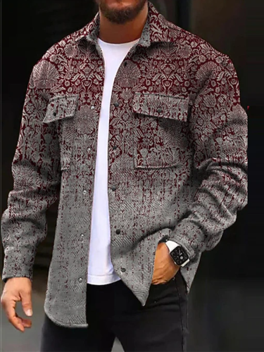 Men's Fashion Ethnic Traditional Pattern Jacket