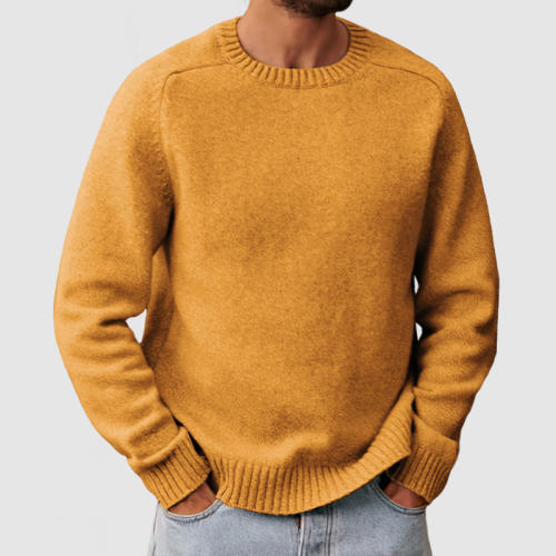 Men's Crew Neck Soft Knit Pullover