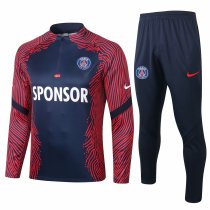 Mens PSG Training Suit Navy - Red 2020/21