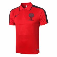 Mens PSG Polo Shirt Red 2020/21