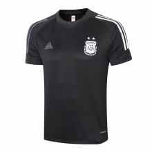 Mens Argentina Short Training Jersey Mens Black 2020/21