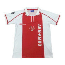 Ajax Retro Home Jersey Mens 1998