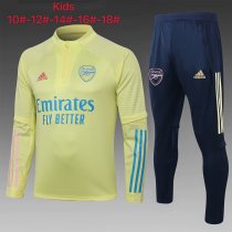 Kids Arsenal Training Suit Yellow 2020/21