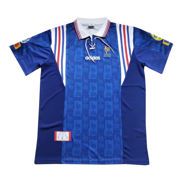 France Home Retro Jersey Mens 1996