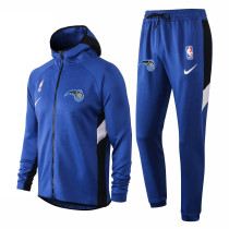 Mens Orlando Magic Hoodie Jacket + Pants Training Suit Blue 2020/21