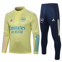 Mens Arsenal Training Suit Yellow 2020/21
