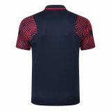Mens PSG Polo Shirt Navy 2020/21